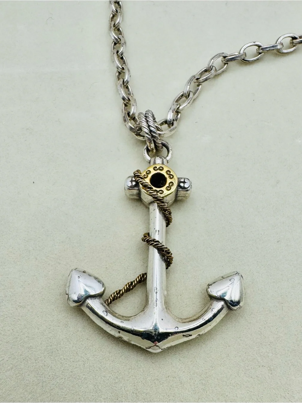 Brighton Two Tone Anchor Necklace